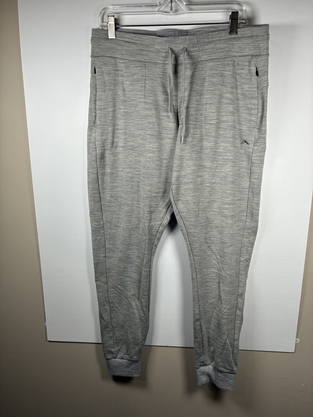 Macpac Womens XL Merino Wool Joggers Heather Gray Sweatpants Gorpcore Outdoor